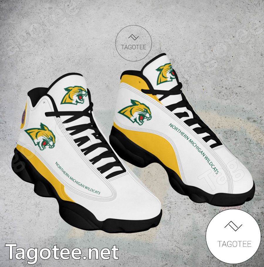 Northern Michigan Wildcats Club Air Jordan 13 Shoes - BiShop a