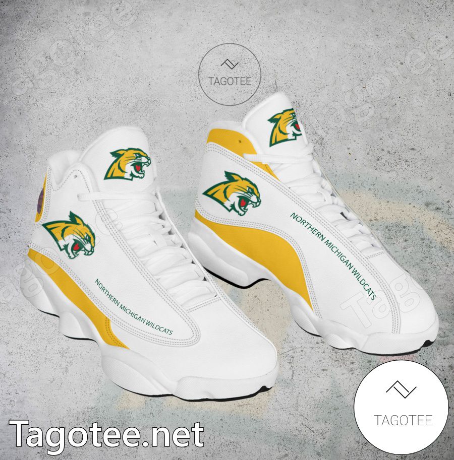 Northern Michigan Wildcats Club Air Jordan 13 Shoes - BiShop