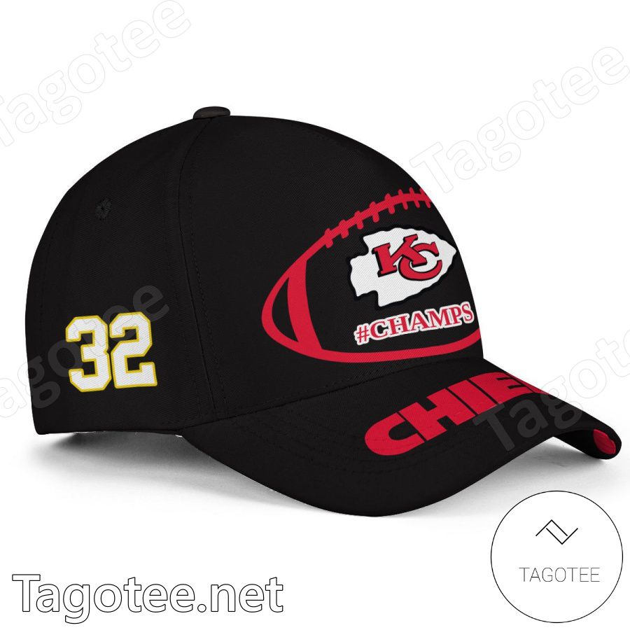 Number 32 Kansas City Chiefs Champs Super Bowl LVII Classic Cap Hat ...