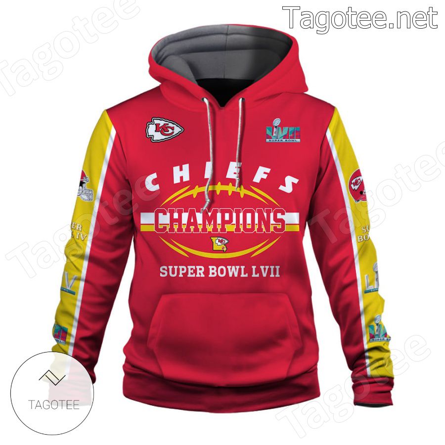 As Is NFL Super Bowl LVII Champions Chiefs Hooded Sweatshirt 