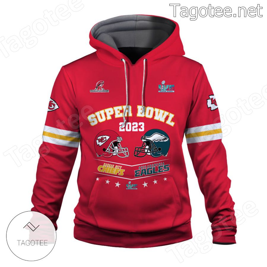 Chiefs vs Eagles Super Bowl Shirt Patrick Mahomes vs Jalen Hurts shirt,  hoodie, sweater, long sleeve and tank top