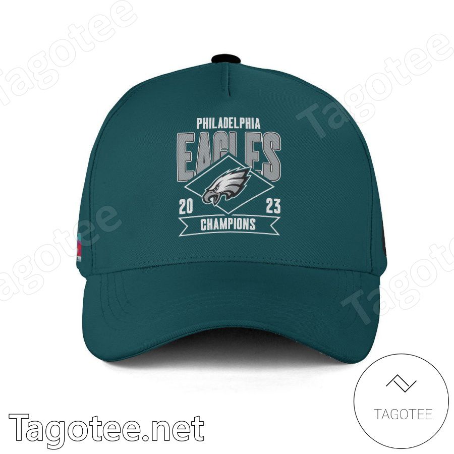 Philadelphia Eagles 2023 Super Bowl Champions Logo Classic Cap Hat