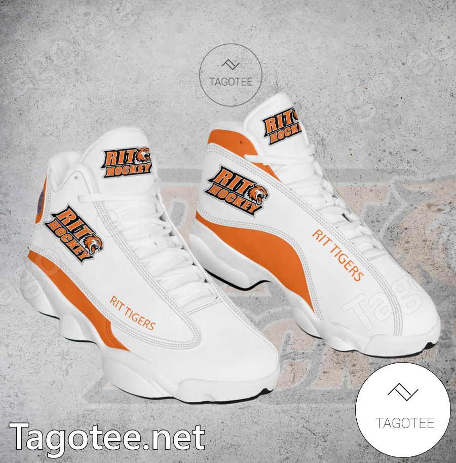RIT Tigers Club Air Jordan 13 Shoes - BiShop