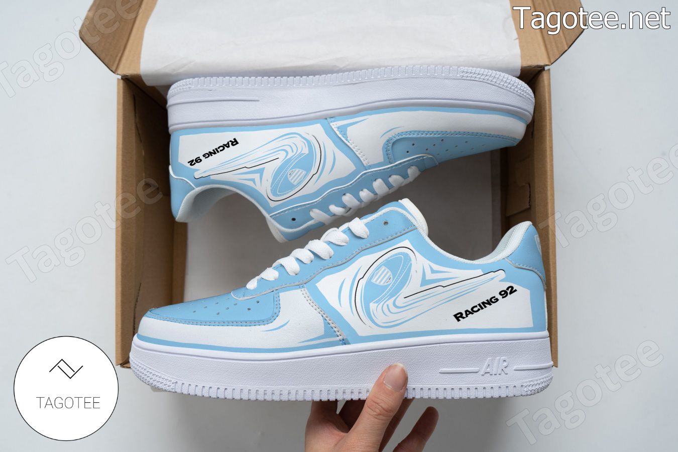 Racing 92 Logo Air Force 1 Shoes a