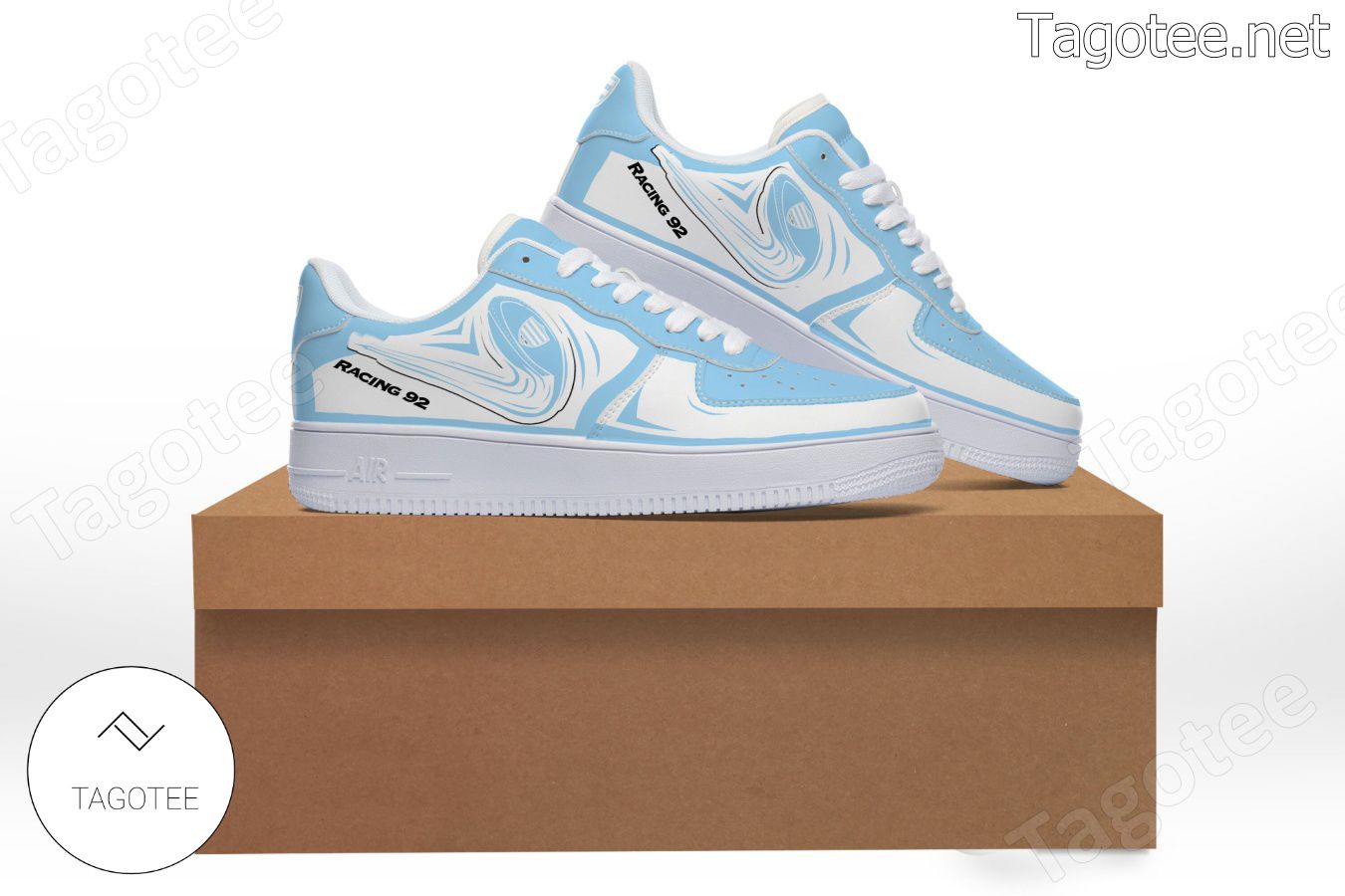 Racing 92 Logo Air Force 1 Shoes