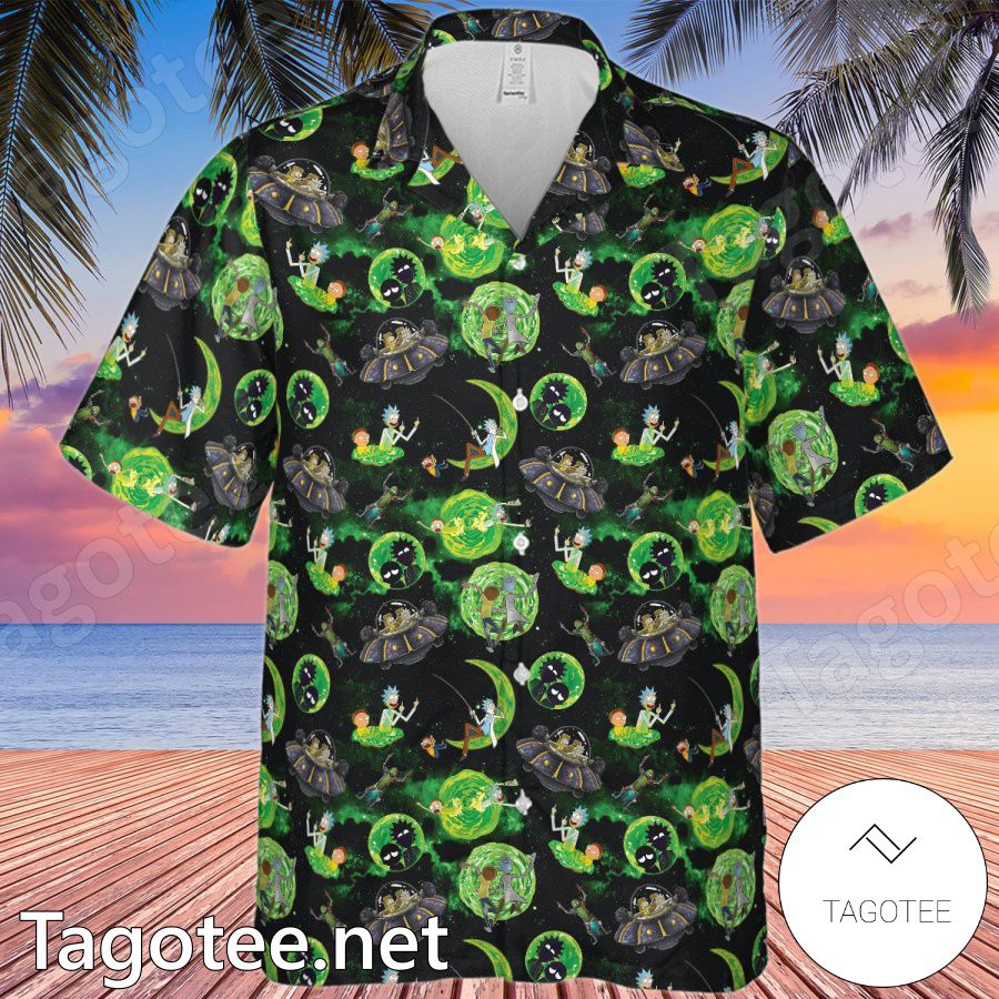 Rick And Morty Collection Aloha Hawaii Shirt - Tagotee