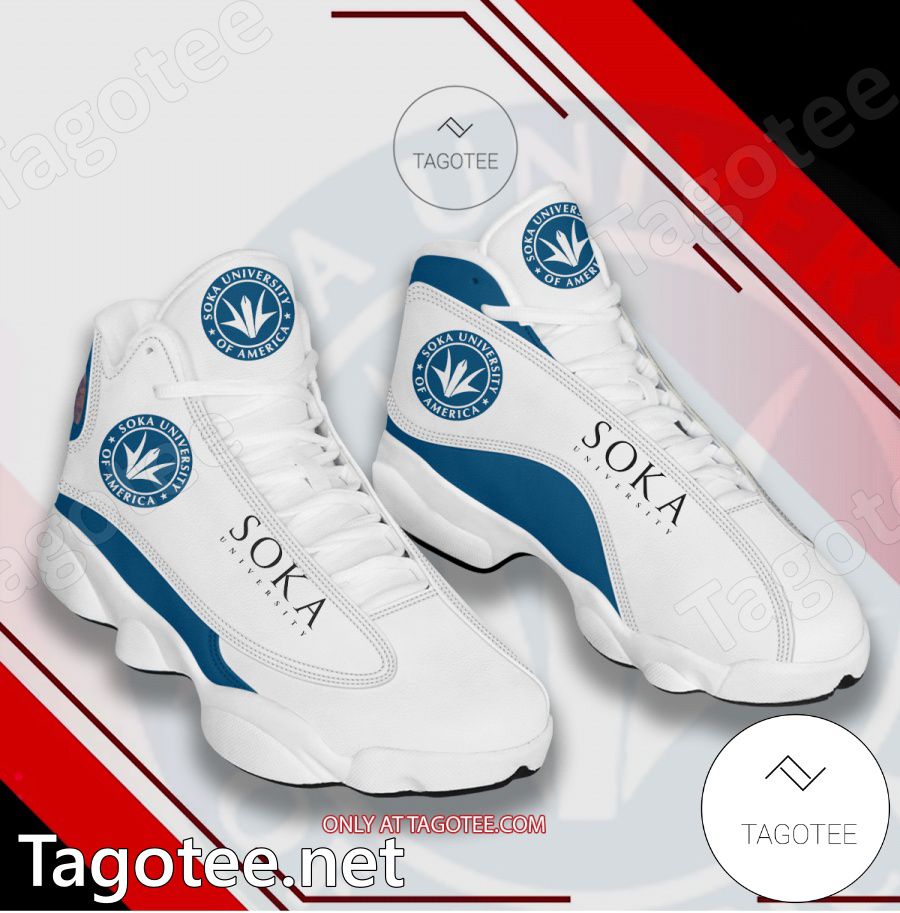 Soka University of America Logo Air Jordan 13 Shoes - BiShop