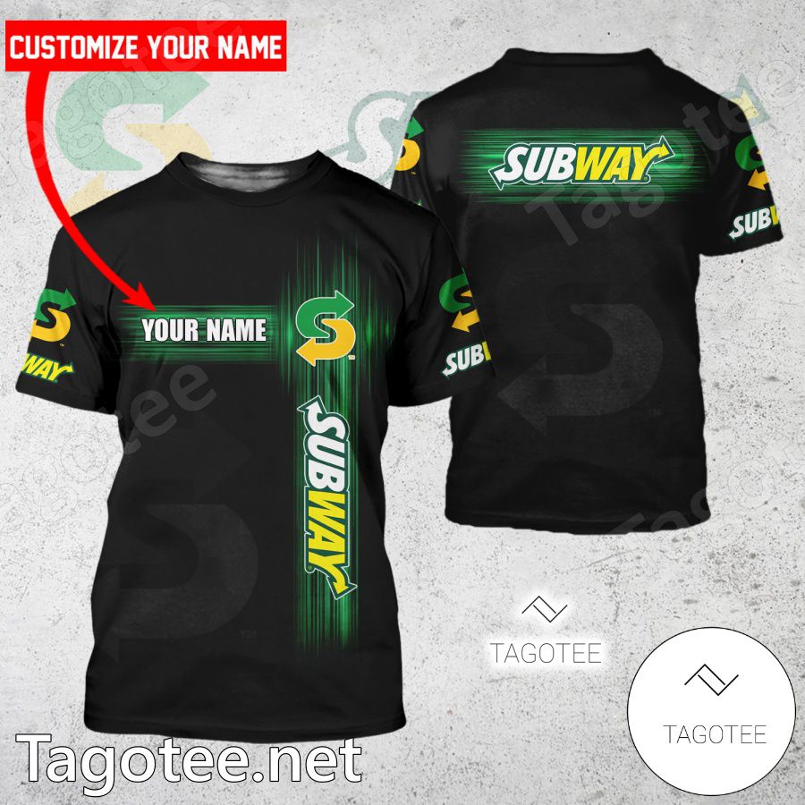 Subway Custom Logo T-shirt, Hoodie - MiuShop