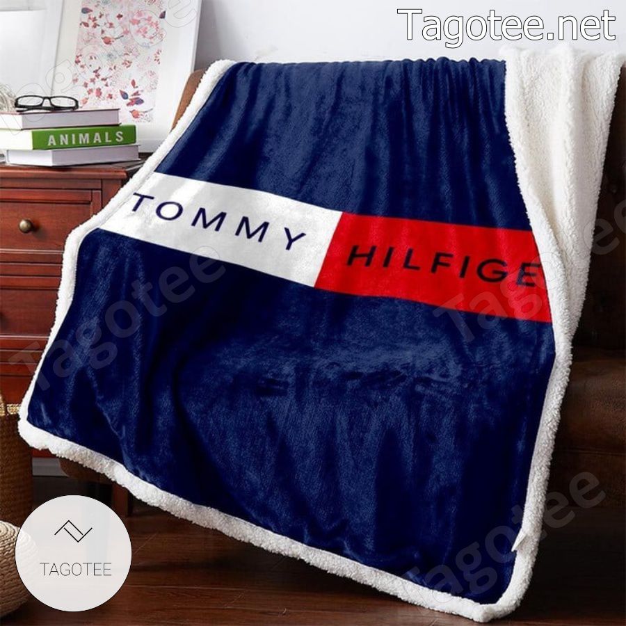 Tommy Hilfiger Navy Blanket