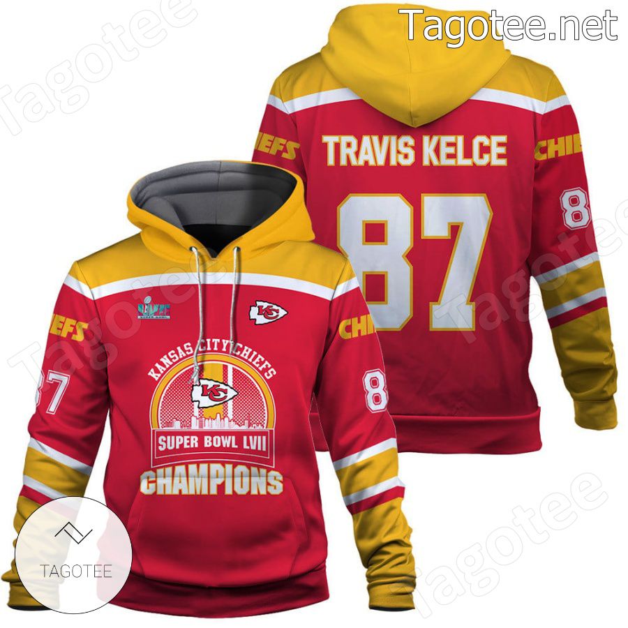 Travis Kelce 87 Kansas City Chiefs Fan NFL Hoodie - Tagotee