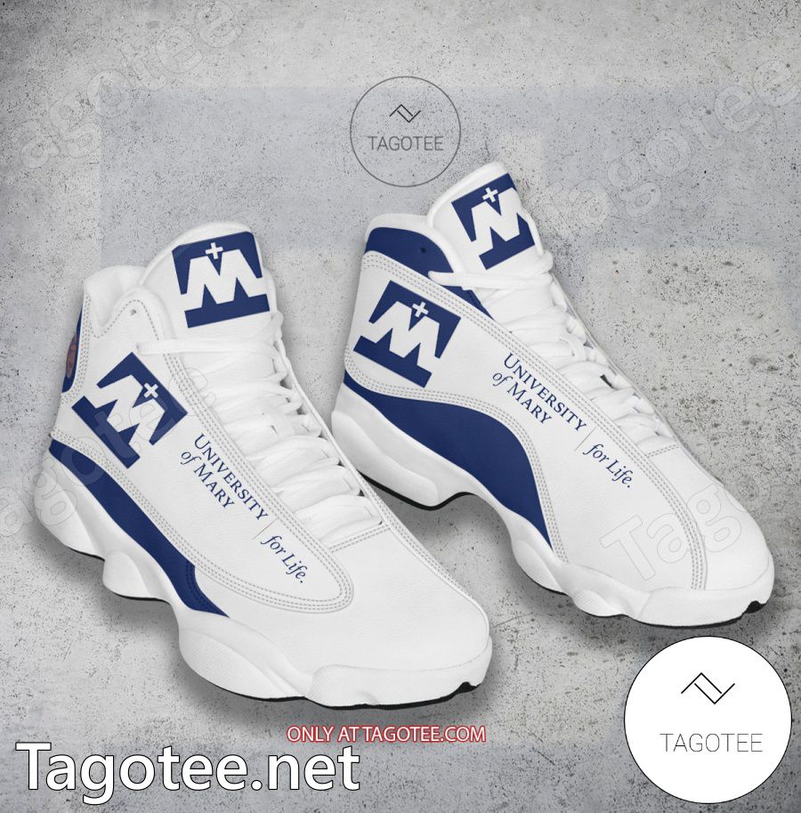 University of Mary Logo Air Jordan 13 Shoes - BiShop