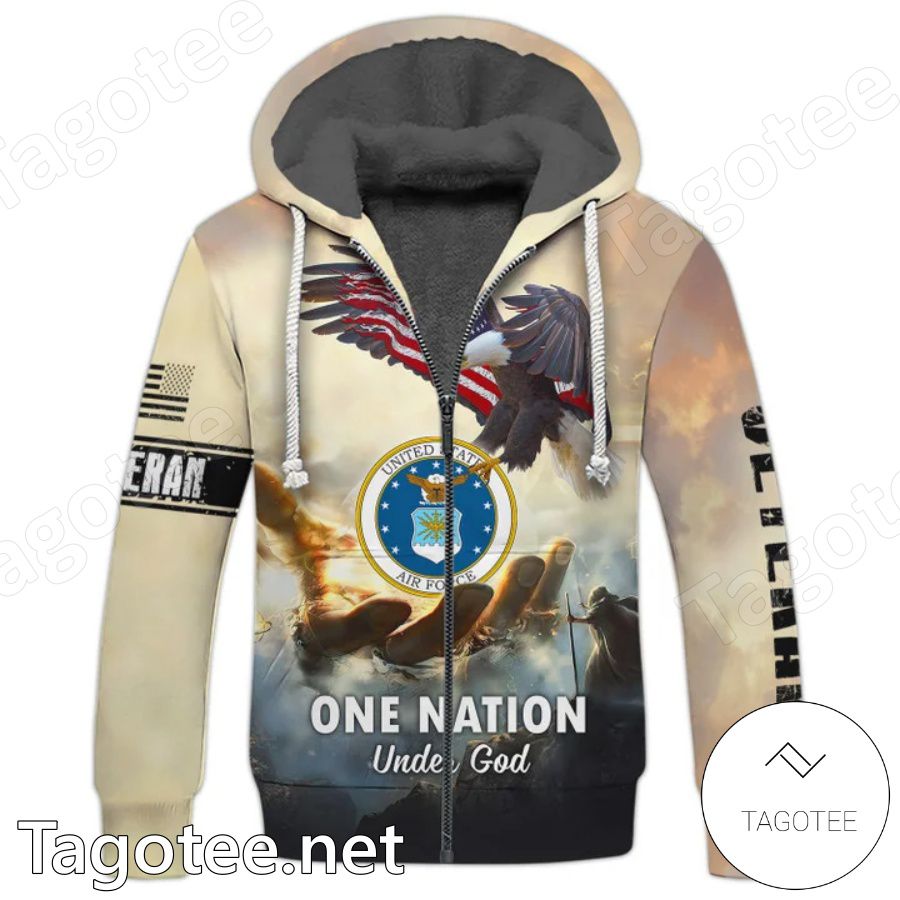 Us Air Force Veteran One Nation Under God T-shirt, Hoodie a