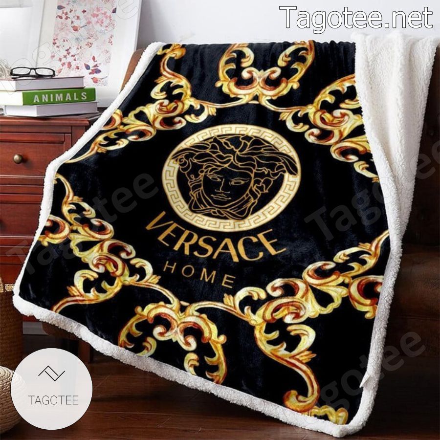 Versace Home Baroque Pattern Blanket Tagotee