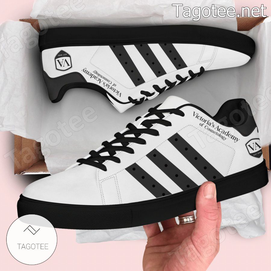 Victoria's Academy of Cosmetology Logo Stan Smith Shoes