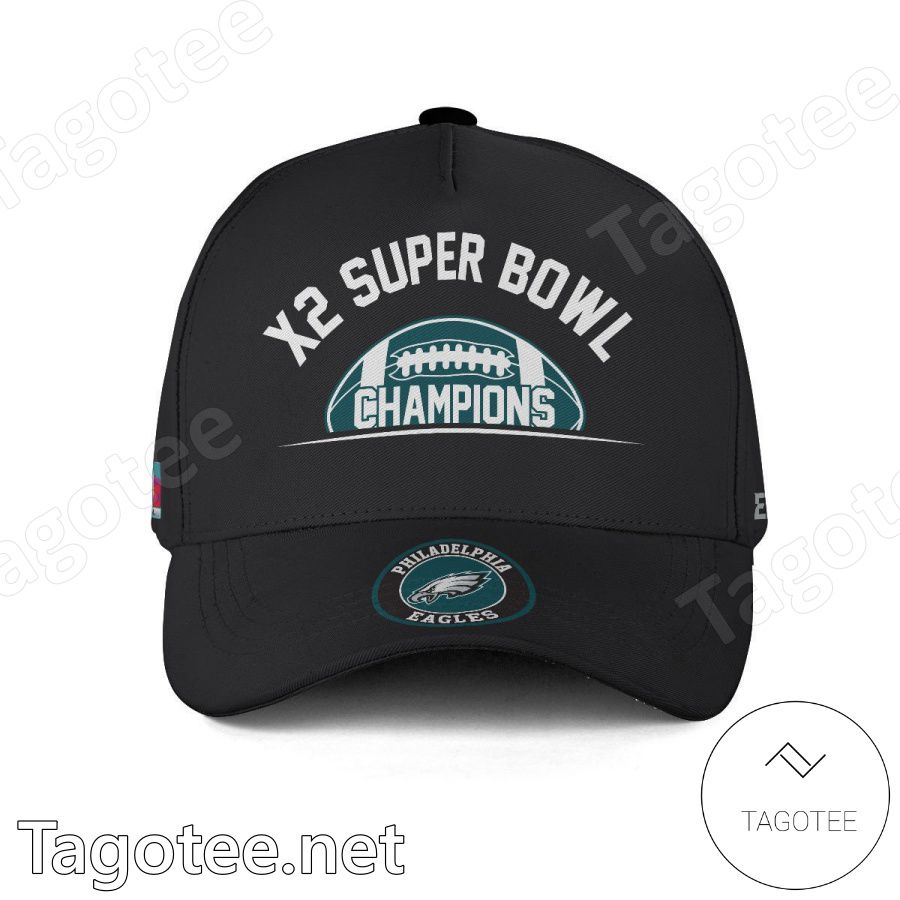 X2 Super Bowl Champions Philadelphia Eagles Classic Cap Hat Tagotee