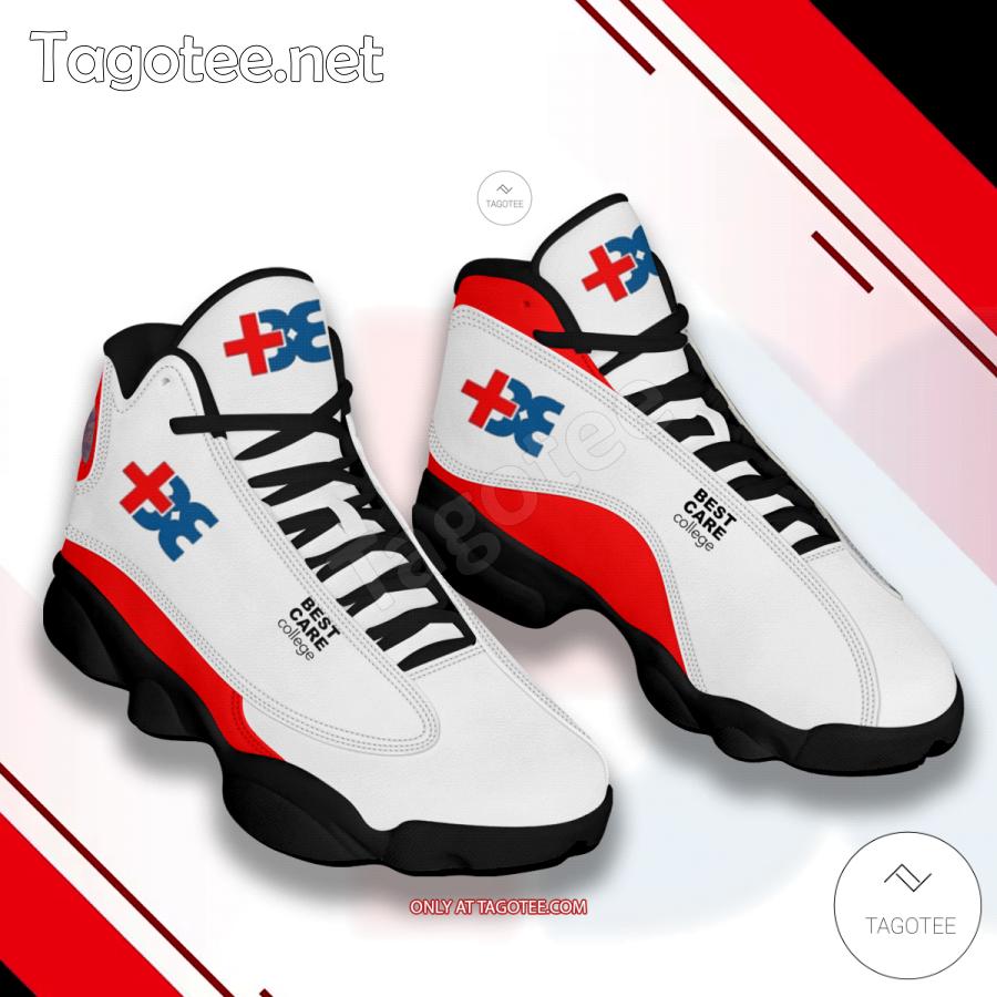 Best Care College Logo Air Jordan 13 Shoes - BiShop