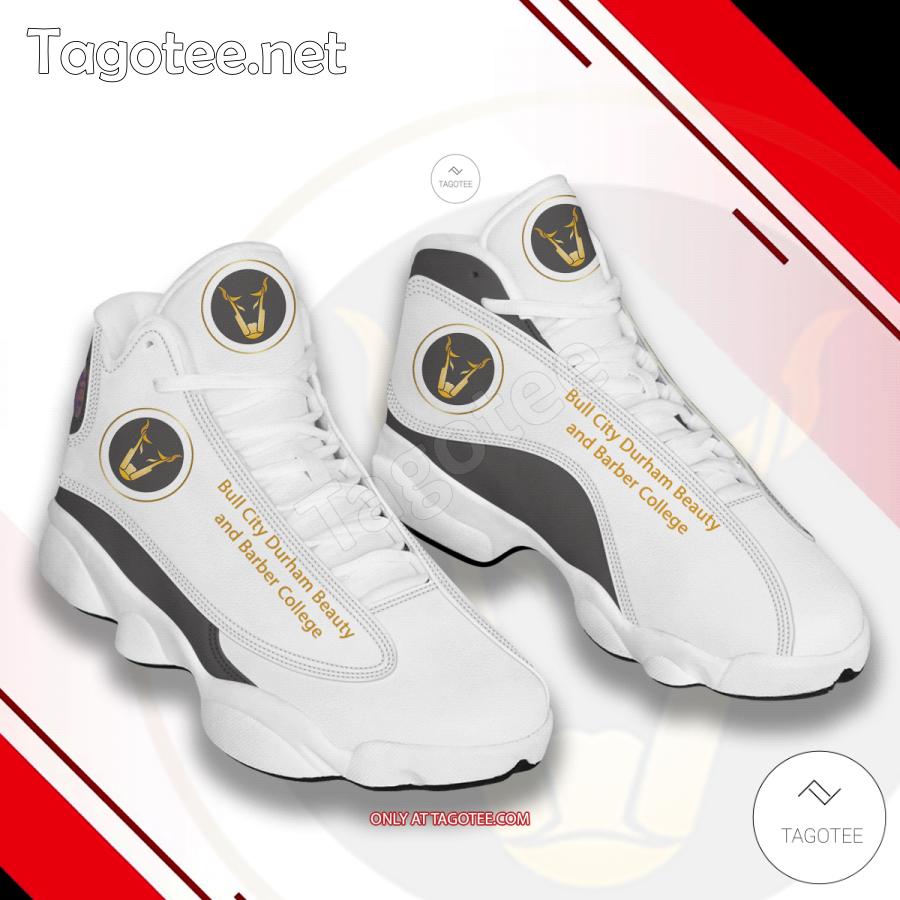 Bull City Durham Beauty and Barber College Logo Air Jordan 13 Shoes - BiShop a