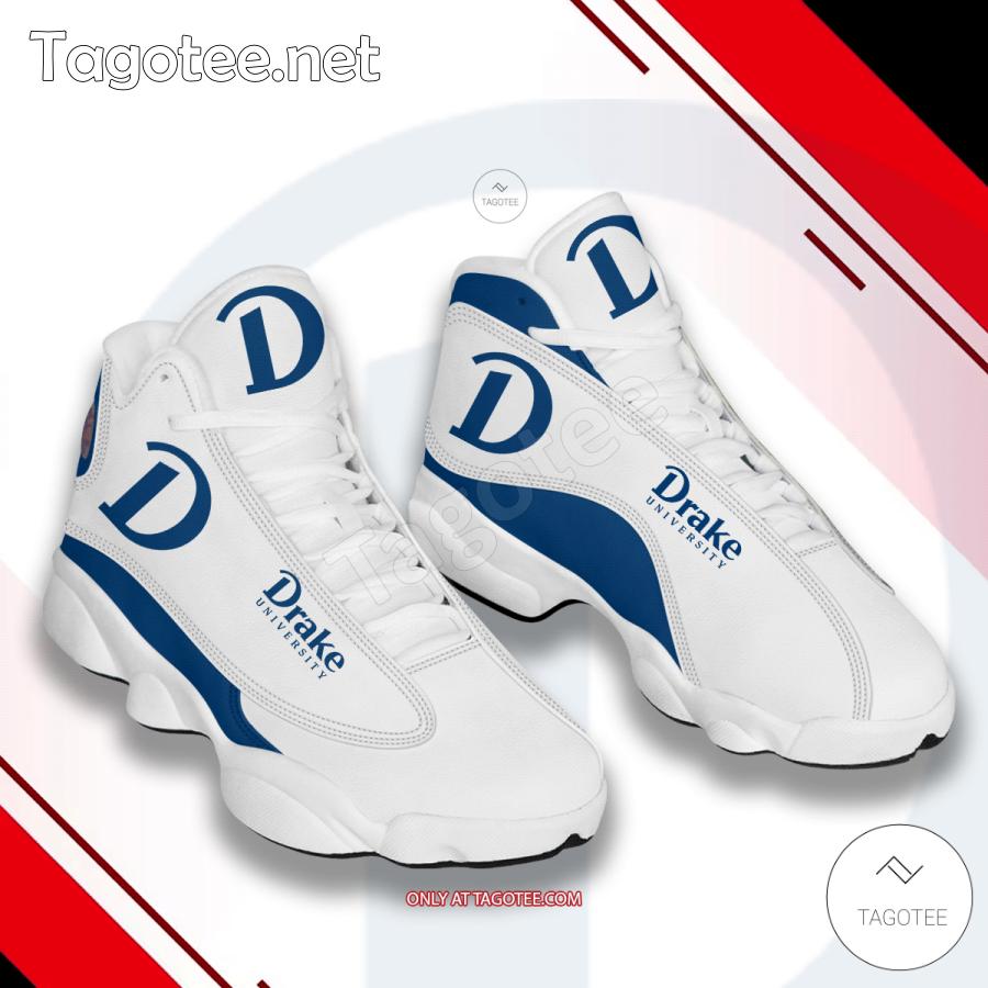 Drake University Logo Air Jordan 13 Shoes - BiShop a