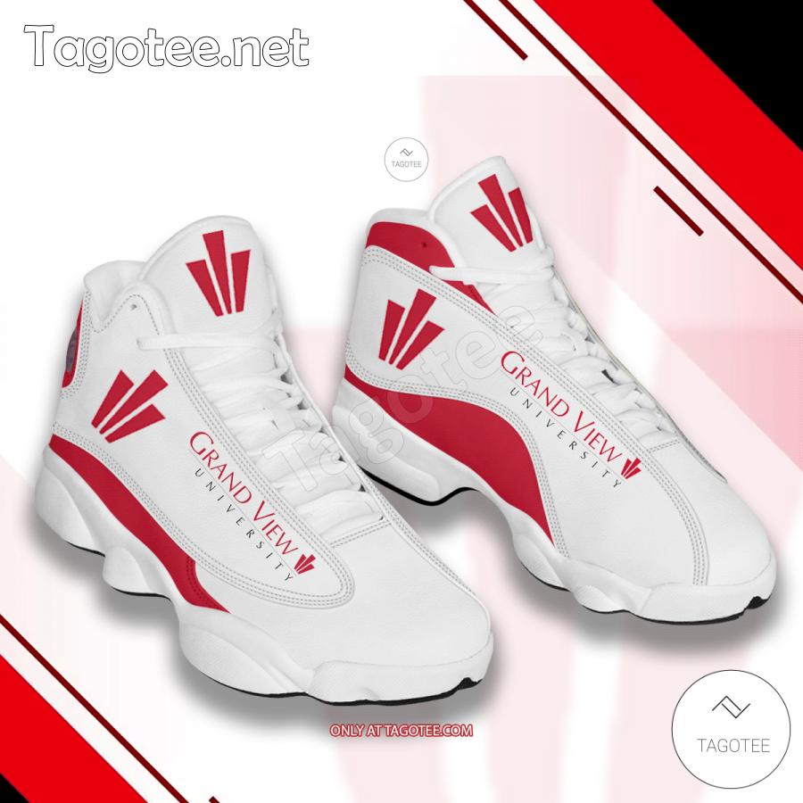 Grand View University Logo Air Jordan 13 Shoes - BiShop a