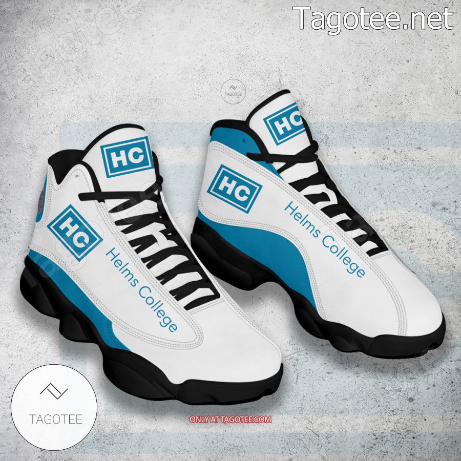 Helms College Logo Air Jordan 13 Shoes - EmonShop