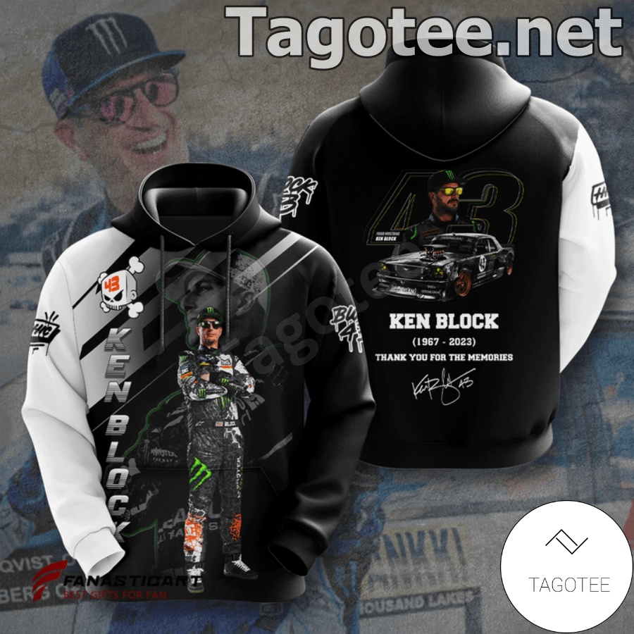 Ken Block 1967-2023 Thank You For The Memories Signature T-shirt, Hoodie a