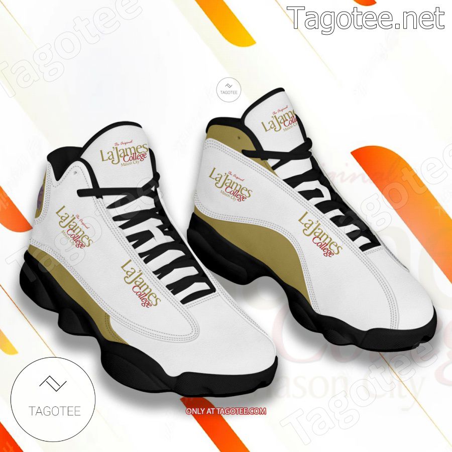 LaJames College Logo Air Jordan 13 Shoes - EmonShop