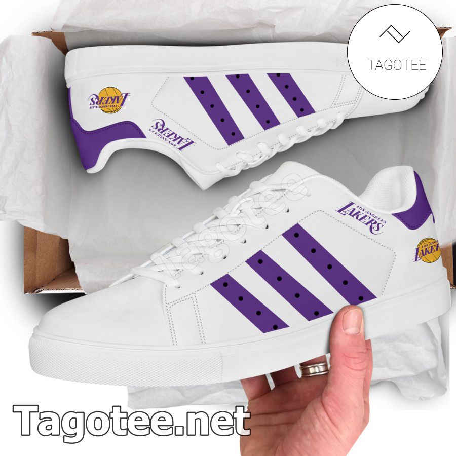 Los Angeles Lakers Logo Stan Smith Shoes - MiuShop
