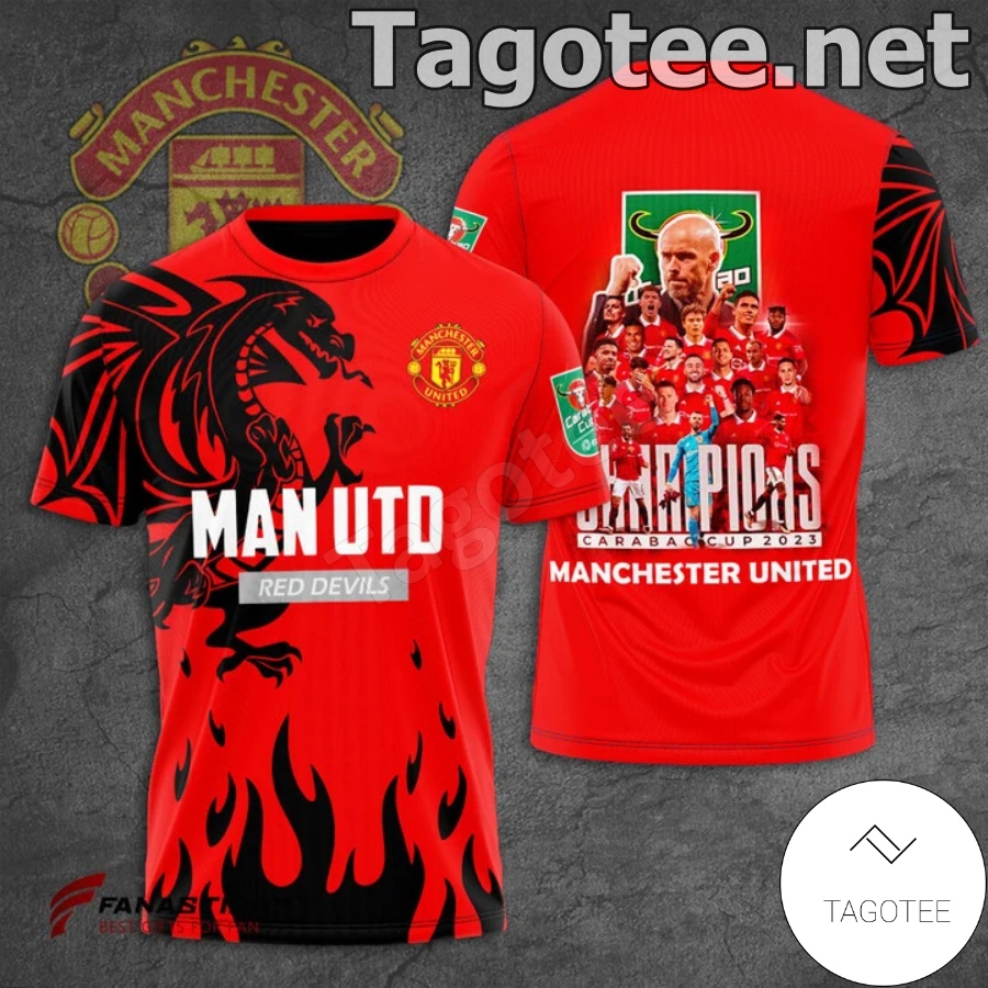 Manchester United Carabao Cup 2023 T-shirt, Hoodie a