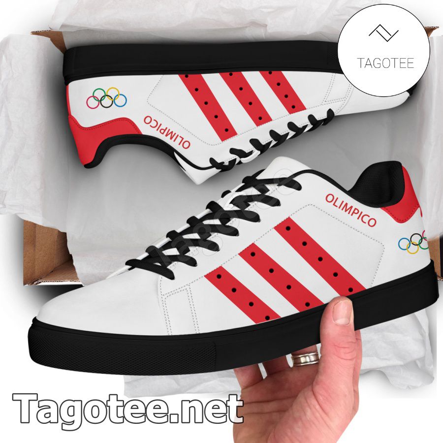 Olimpico Logo Stan Smith Shoes - MiuShop a
