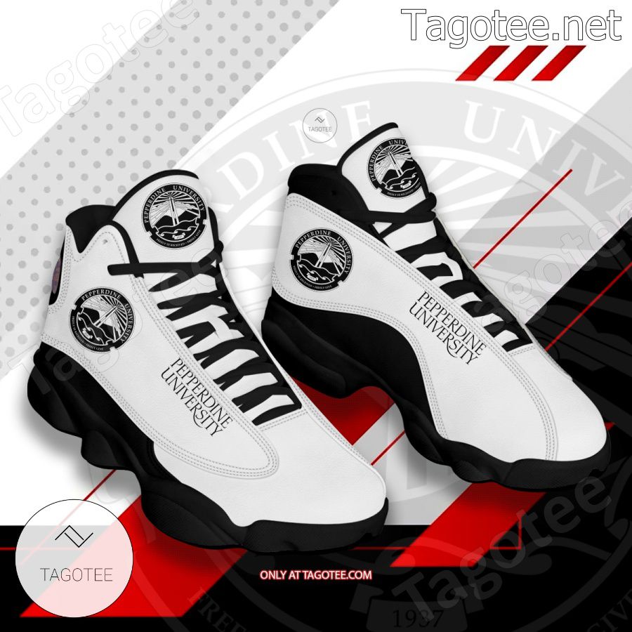Pepperdine University Logo Air Jordan 13 Shoes - EmonShop