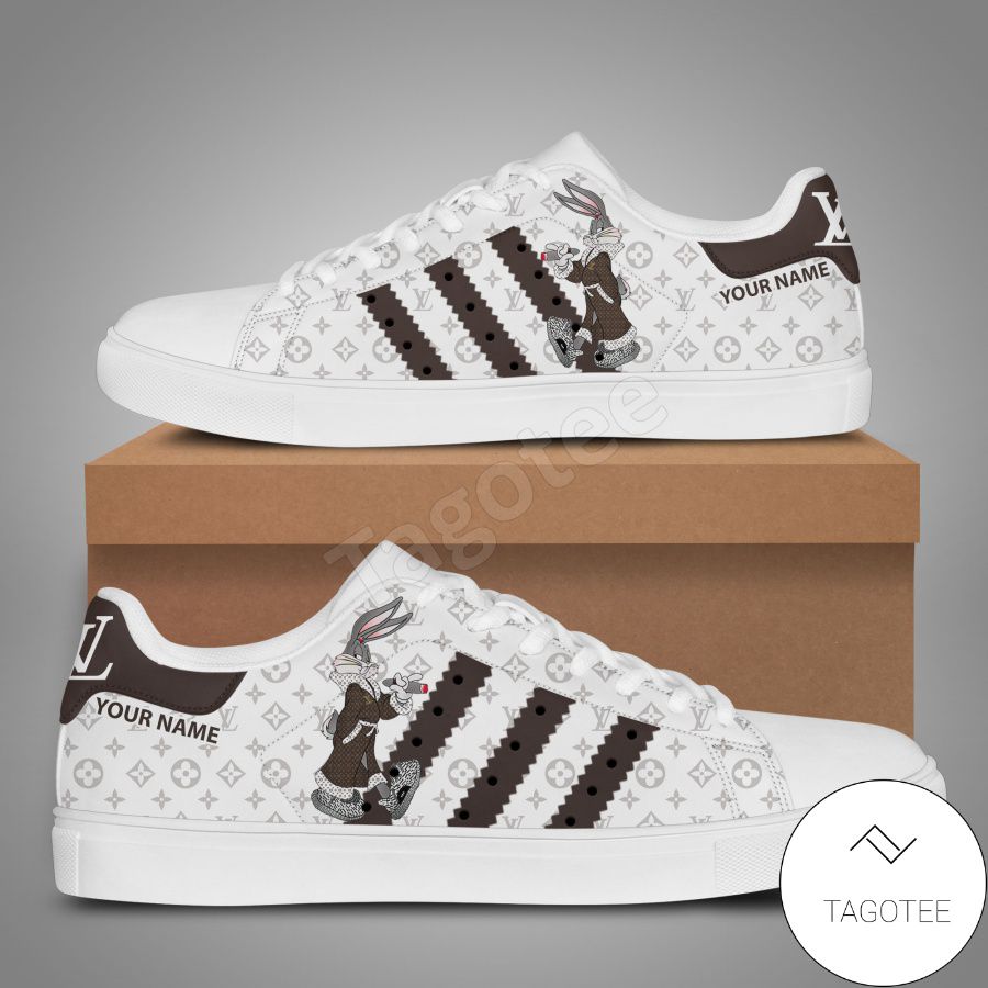 Personalized Louis Vuitton Monogram Bugs Bunny Stan Smith Shoes