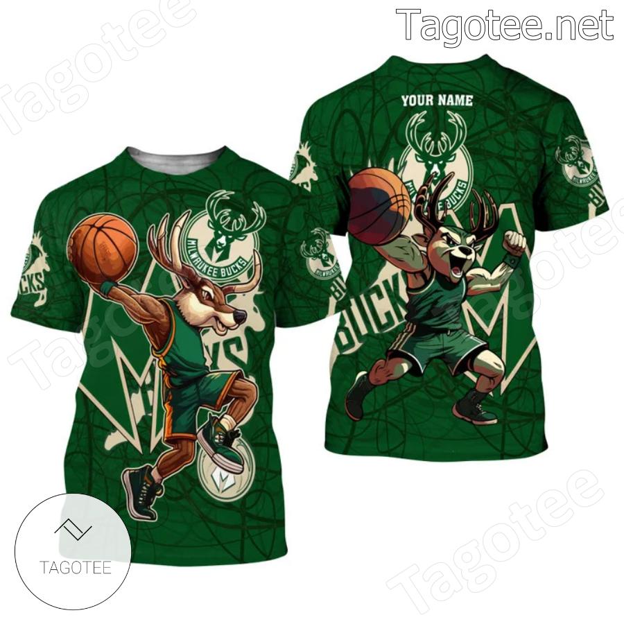 Personalized Mascot Milwaukee Bucks Shirt a
