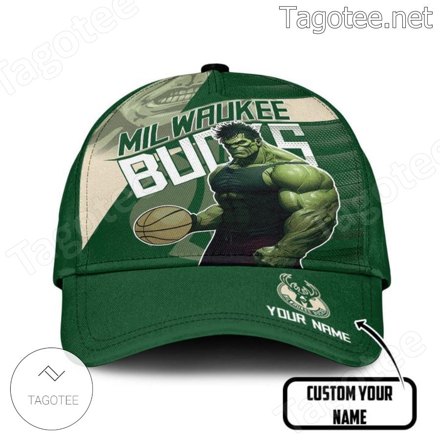Personalized Milwaukee Bucks Hulk Cap