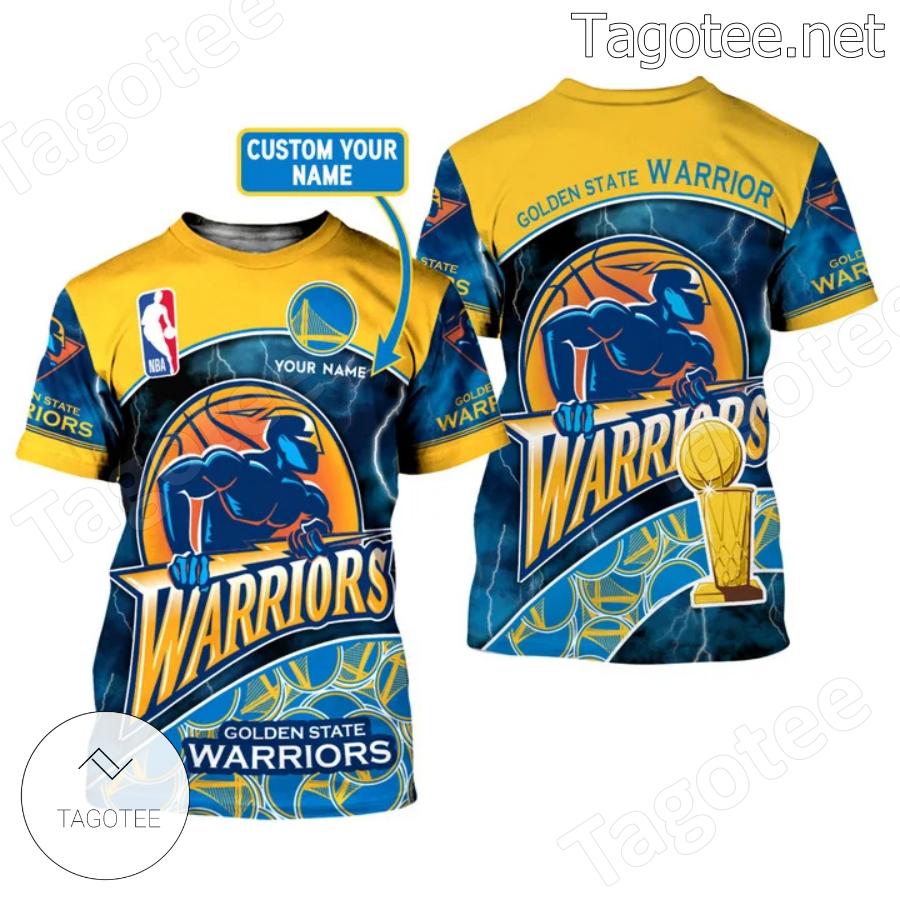 Personalized Nba Golden State Warrior Lightning Shirt a