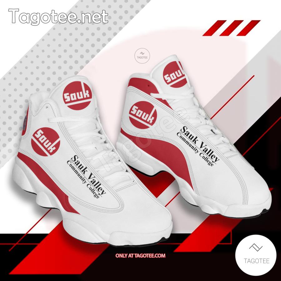 Sauk Valley Community College Logo Air Jordan 13 Shoes - BiShop a