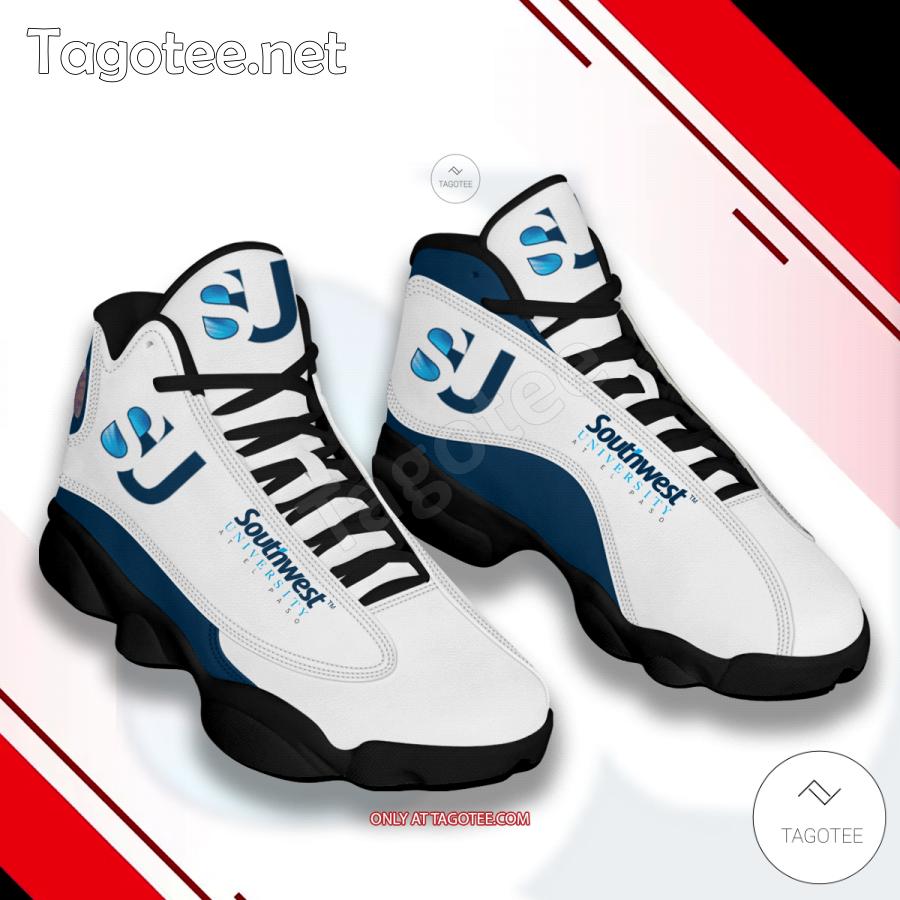 Southwest University at El Paso Logo Air Jordan 13 Shoes - BiShop