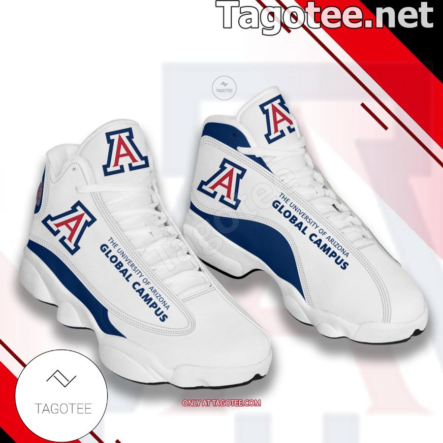 University of Arizona Global Campus Air Jordan 13 Shoes - BiShop a