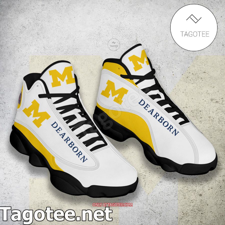 University of Michigan-Dearborn Air Jordan 13 Shoes - BiShop