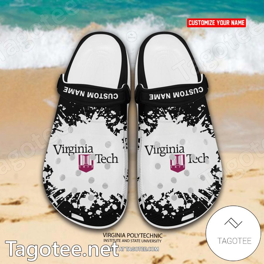 Virginia Polytechnic Institute and State University Custom Crocs Clogs - BiShop a