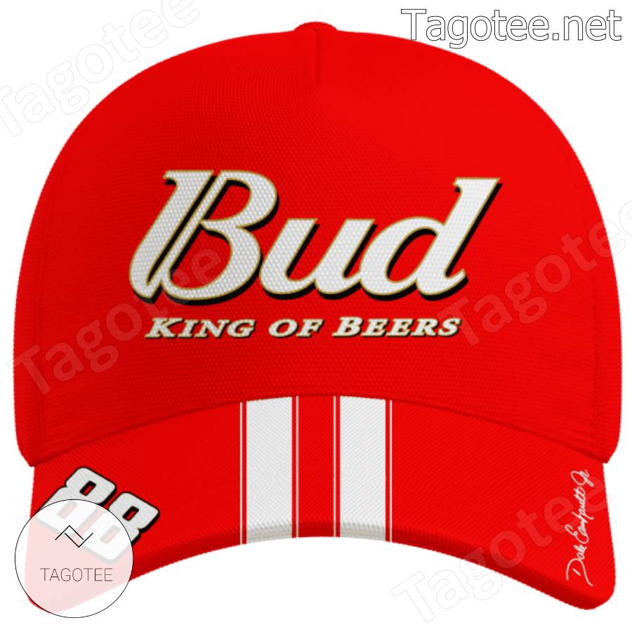 88 Dale Earnhardt Jr Bud King Of Beers Nascar Cap - Tagotee