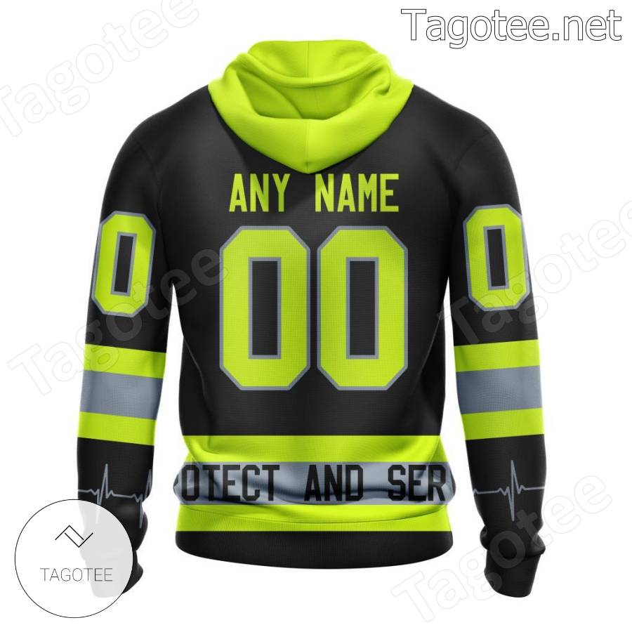 All-star New York Rangers Firefighter Uniforms Personalized NHL Hoodie -  Tagotee