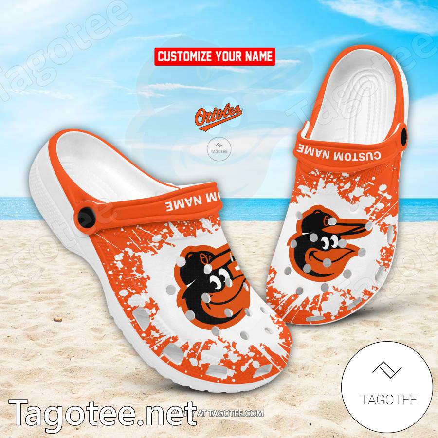 Baltimore Orioles Custom Crocs Clogs - EmonShop - Tagotee