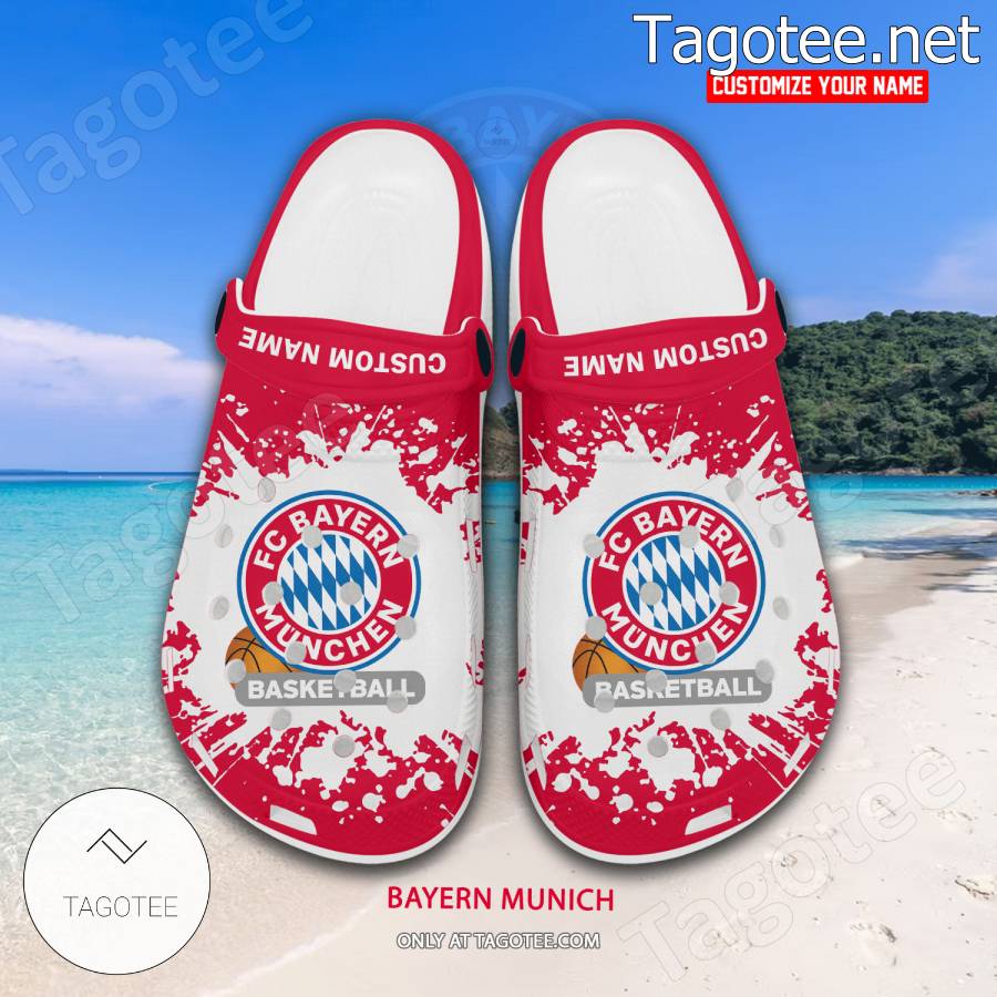 Bayern Munich Logo Crocs Clogs - EmonShop a