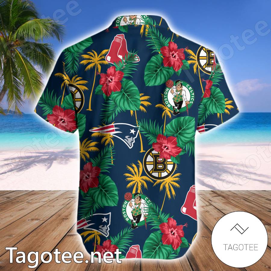 Vintage Boston Celtics Hawaiian Shirt Best Beach Gift