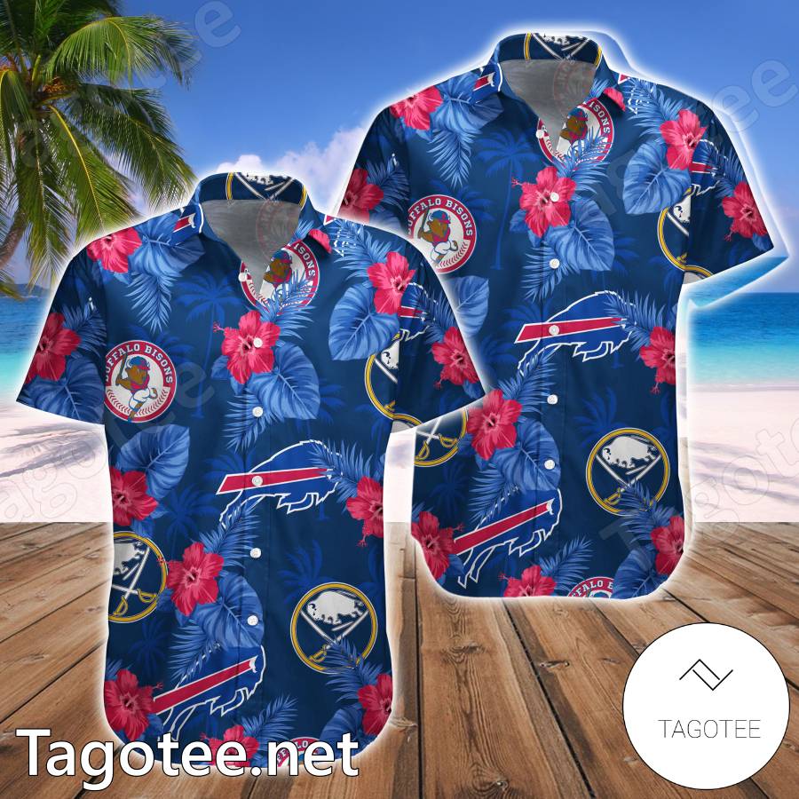 Buffalo Sport Teams Hawaiian Shirt - Tagotee