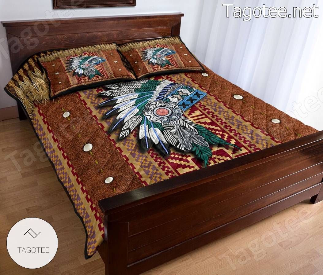 Chief Hat Native Bedding Set b