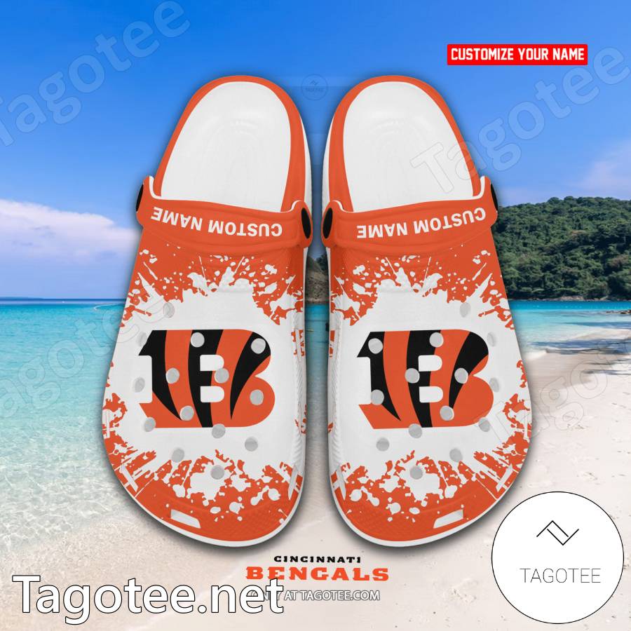 Custome Name Cincinnati Bengals Customized Clog Shoes