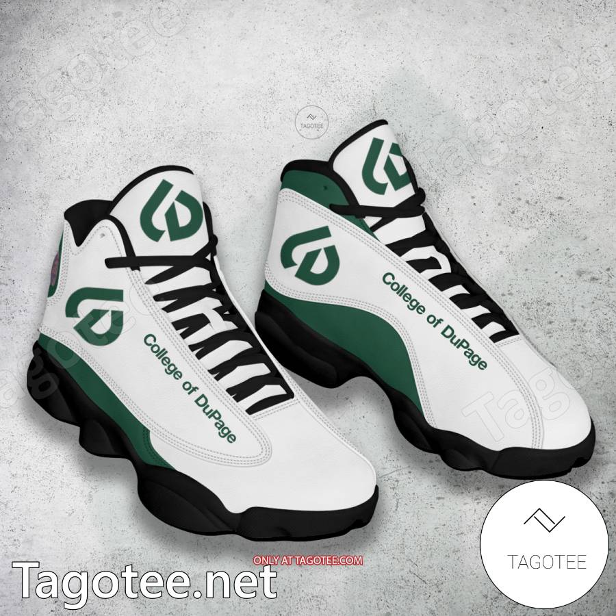 College of DuPage Air Jordan 13 Shoes - BiShop