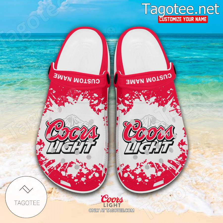 Coors Light Logo Crocs Clogs Tagotee