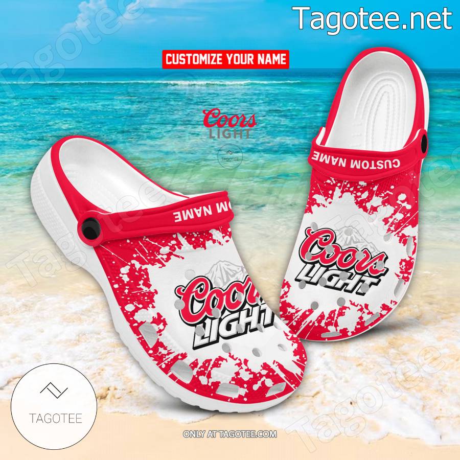 Coors Light Logo Crocs Clogs Tagotee